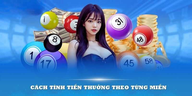 Cách tính tiền thưởng bạch thủ lô kép kubet11 theo từng miền